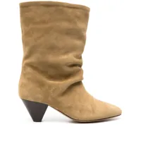 isabel marant- reachi suede leather boots