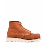 red wing shoes- classic moc leather ankle boots