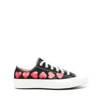 comme des garcons play- chuck taylor low-top sneakers