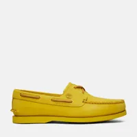 timberland chaussure bateau classique pour homme en jaune jaune, taille 45.5
