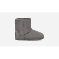 ugg botte classic baby in grey, taille 16, cuir