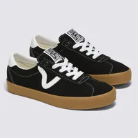 vans chaussures sport low (black/gum) unisex noir, taille 34.5