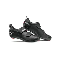 chaussures triathlon sidi t5 air carbon noir blanc, taille 38 - eur