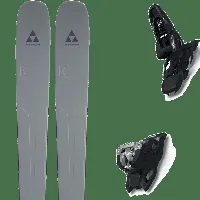 pack ski all mountain - polyvalent fischer ranger 90 + marker squire 11 black homme gris taille 170 2023