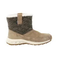 jack wolfskin - women's queenstown texapore boot - chaussures hiver taille 36;37;37,5;38;39;39,5;40;40,5;41;42;42,5, beige/brun;noir