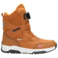 trollkids - kid's narvik winter boots xt - chaussures hiver taille 36, brun/orange