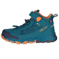 trollkids - kid's tronfjell hiker mid - chaussures de randonnée taille 40, bleu/turquoise