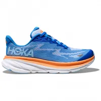 hoka - kid's clifton 9 - chaussures de running taille 3,5;4;4,5;5;5,5;6;6,5;7, bleu;multicolore