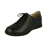 finncomfort , chaussures de ville à lacets pour femme - noir - noir, 38 eu