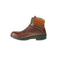 wolverine men's w03122 work boot,brown,8 w us