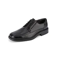 dockers chaussures de ville perspective oxford en cuir pour homme, noir (noir), 42 eu