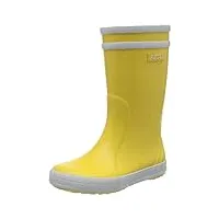 aigle lolly-pop bottes de pluie - mixte enfant - jaune blanc - 25 fr