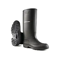dunlop protective footwear pricemastor, bottes de pluie mixte adulte, noir (black), 45 eu