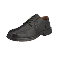 josef seibel burgess, chaussures à lacets homme - noir - v.2, 40 eu