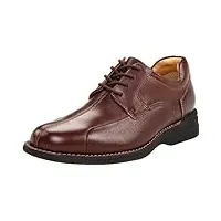 johnston & murphy , chaussures de ville à lacets pour homme noir noir - marron - marron foncé,