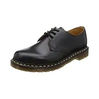 dr. martens 1461 pw - smooth - chaussures de ville homme, noir (black smooth) 38 eu (5 uk)