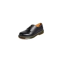 dr. martens 1461 pw - smooth - chaussures de ville homme, noir (black smooth) 45 eu (10 uk)