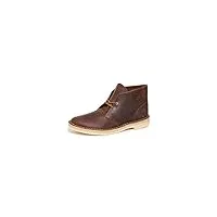 clarks - bottines originals desert boot - pour homme - marron - beeswax, 41.5 pour des hommes_eu