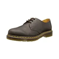 dr. martens 1461 pw - smooth - chaussures de ville homme -marron (gaucho crazy horse) - 43 eu (9 uk)