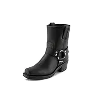 frye harness 8r, boots femme - noir (blk), 42 eu (10 us)