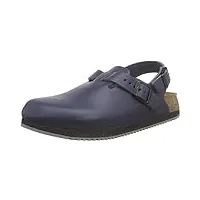 birkenstock mixte tokyo super chaussures de course tokio en cuir naturel bleu taille 38 semelle normale, bleu, eu