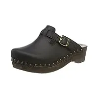 berkemann riemen toeffler 00402, chaussures mixte adulte - noir, 39.5 eu