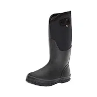 bogs women's classic high handle waterproof insulated boot,black, 41 eu