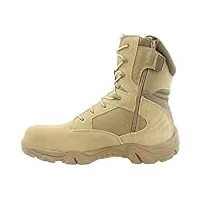 bates men's gx-8 8 inch ultra-lites zip uniform work boot, desert, 12 xw us