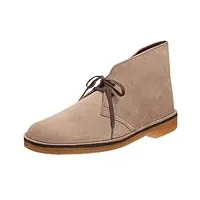 clarks originals desert boot, chaussures de ville homme - beige - beige (wolf suede) - 41.5