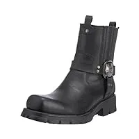 new rock 7605-s1, boots homme - noir, 40 eu