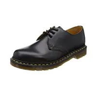 dr. martens 1461 pw - smooth - chaussures de ville homme, noir, 40 eu (6.5 uk)