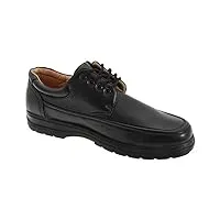 smart uns , chaussures de ville à lacets pour homme - noir - noir, 41.5