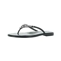 naturalizer women's fallyn flat sandals, black, numeric_8_point_5