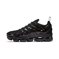 nike homme air vapormax plus sneakers basses, noir (black/black/dark grey 001), 43 eu