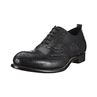 rocco p. francesina uomo 0369xx/07, chaussures à lacets homme - tr-b1-noir-138, 44 eu