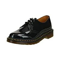 dr martens 1461 patent lamper, chaussures de ville femme - noir (black), 37 eu (4 uk)