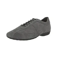 geox u james g, chaussures à lacets homme - gris (c9002), 43 eu