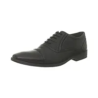 base london sage, chaussures de ville homme - noir (black waxy), 44 eu