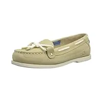 chatham femme alcyone g2 chaussures bateau, beige (stone 001), 39 eu