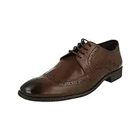 clarks chart limit, chaussures de ville homme - marron (brown leather), 42 eu (8 uk)