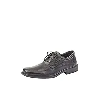 rieker b0812 00, chaussures de ville homme - noir, 41 eu (7.5 uk) (8.5 us)