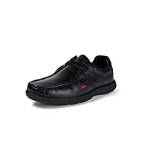 kickers reasan lace leather am, chaussures de ville homme - noir (black), 46 eu