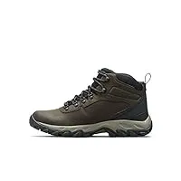 columbia newton ridge plus ii waterproof chaussures montantes de randonnée et trekking imperméables homme, marron (cordovan x squash), 42 eu