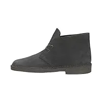 clarks originals desert boot, chaussures de ville homme, bleu (navy suede), 44 eu