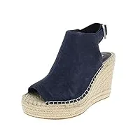 kenneth cole femmes sandales compensées couleur bleu navy taille 37 eu / 6 us