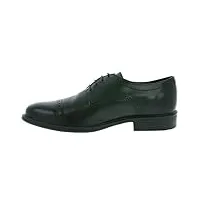 geox u carnaby b, chaussures de ville homme, noir (black), 45