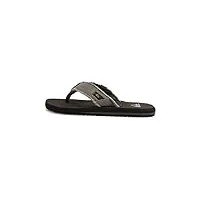 quiksilver monkey abyss m sndl xskc, tongs homme, gris (insole: black / upper: grey), 43