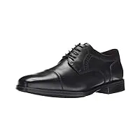 johnston & murphy chaussures habillées couleur noir black waterproof calfskin ta
