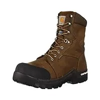 carhartt men's csa 8-inch rugged flex wtrprf insulated work boot comp safety toe cmr8939 industrial, dark brown oil tanned, 13 w us
