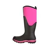 muck boots femme arctic sport ii tall bottes & bottines de pluie, rose (black/pink), 36 eu